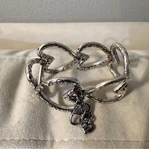 Brighton Crystals Jeweled Heart Bracelet